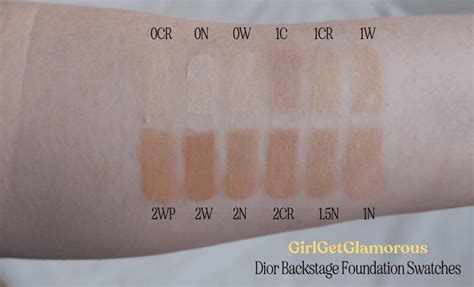 dior backstage foundation 0n swatches|dior backstage foundation swatches.